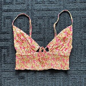 Garage ruched crop top. Size XS